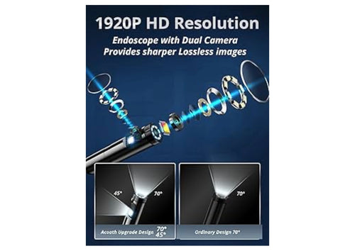 Acoath Endoscope Camera With Light.