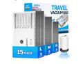 15pack Vacuum Bags For Travel With Rechargeable Pump.