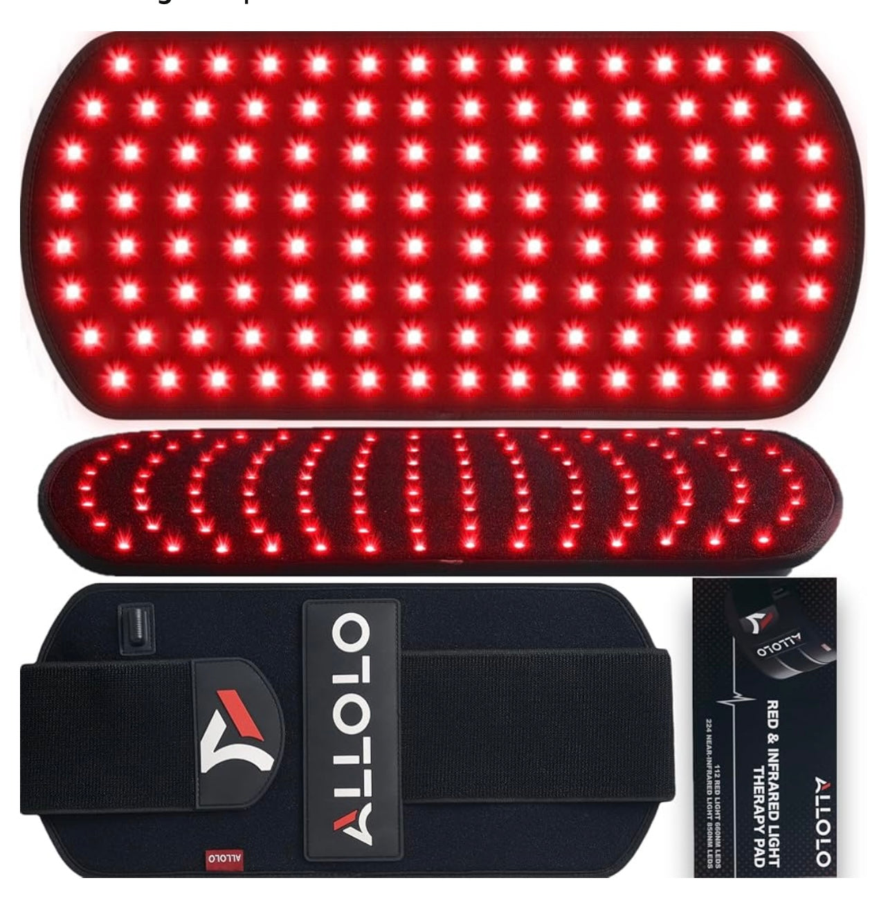 Allolo Red & Infrared Light Therapy Pad.