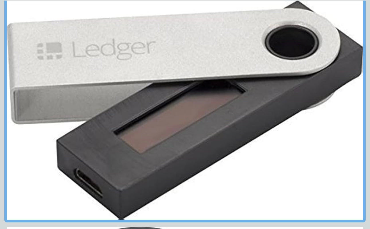 Ledger Nano S cryptocurrency hardware wallet, new open box