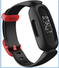 Fitbit Ace 3 Activity-Tracker for Kids 6+ One Size, Black/Racer Red