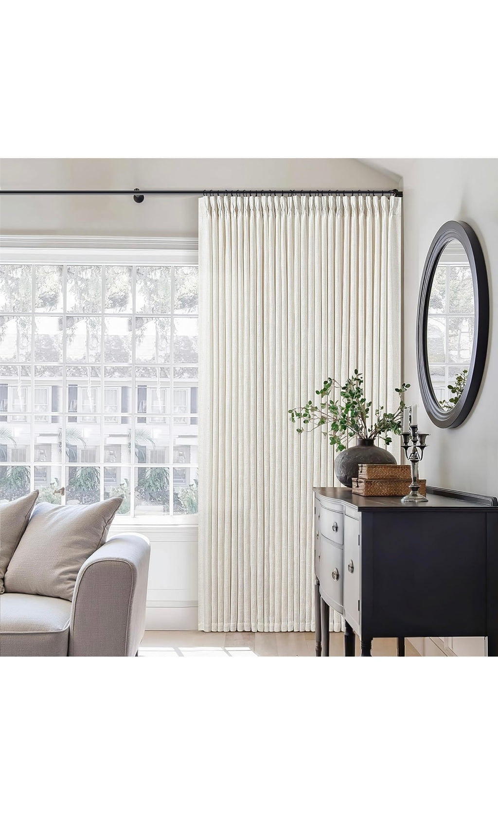 Linen curtains 120 inches