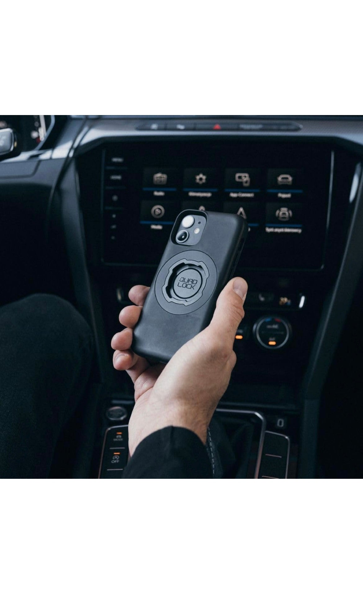 Quad lock mag phone case for iPhone 12