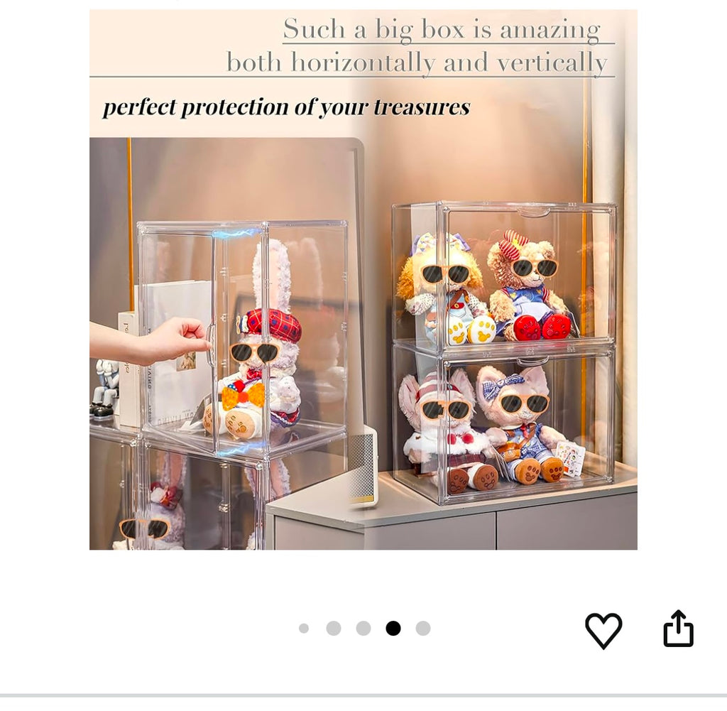 Large clear display case