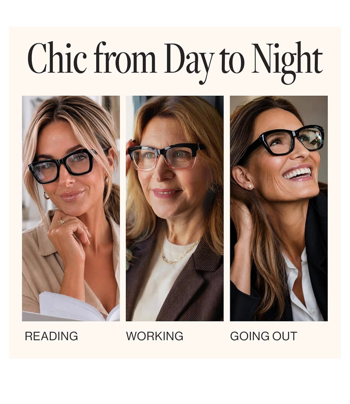 1.25 reading glasses for women