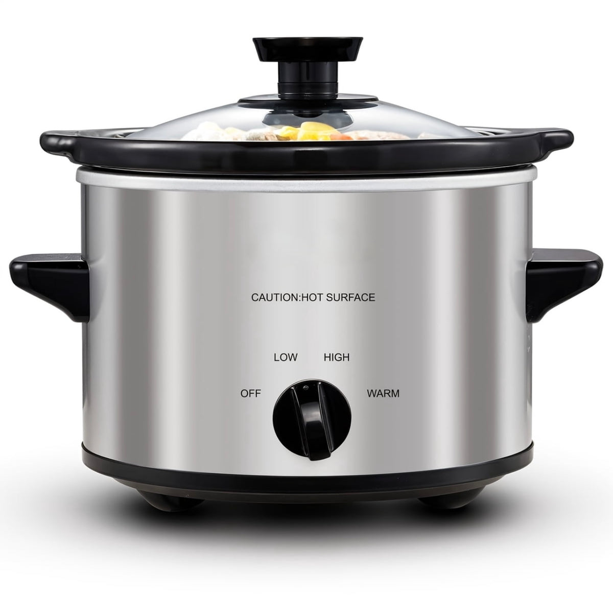 Cooks 1.5 Quart Slow Cooker.
