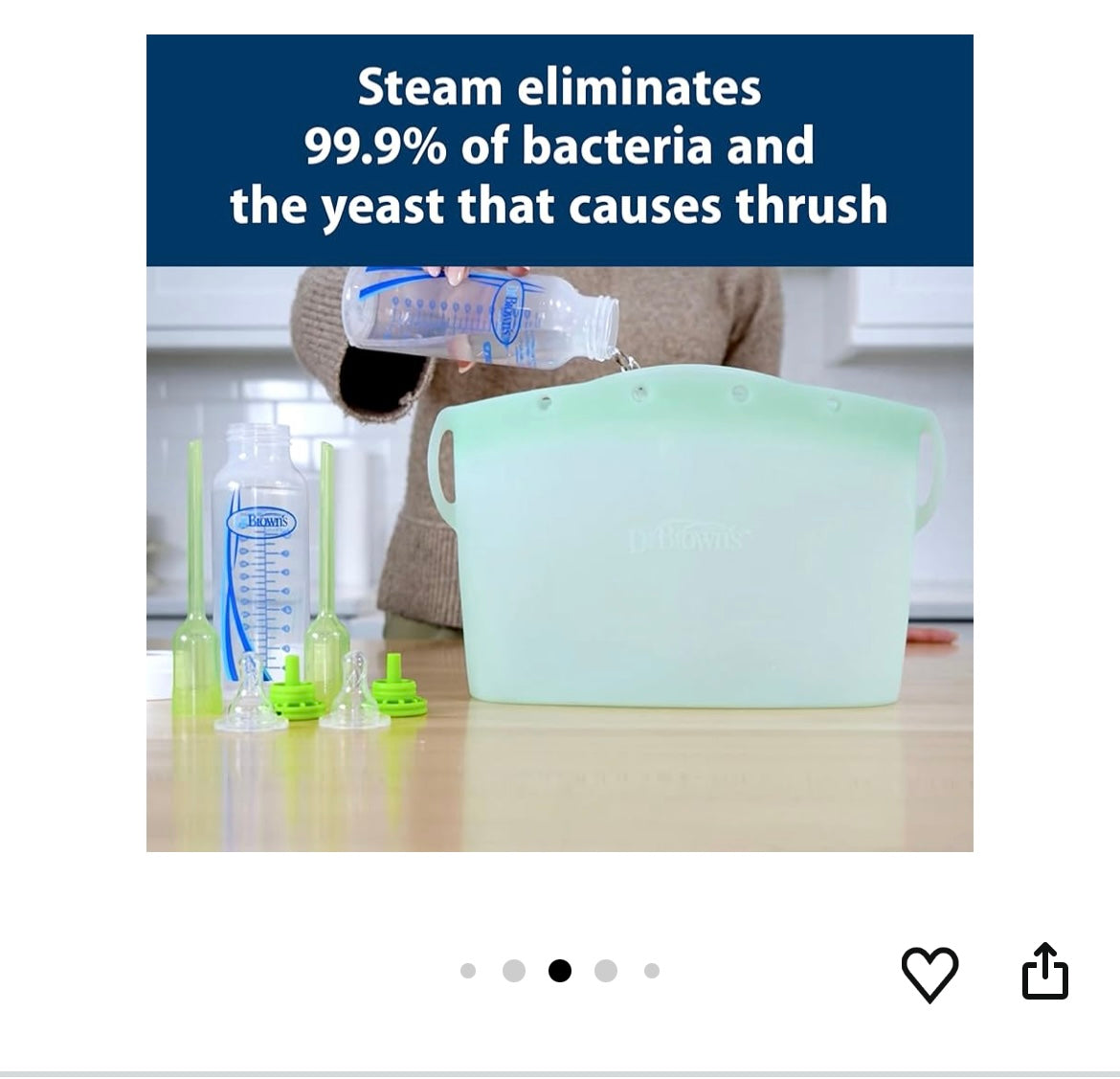 Microwave sterilizer bag