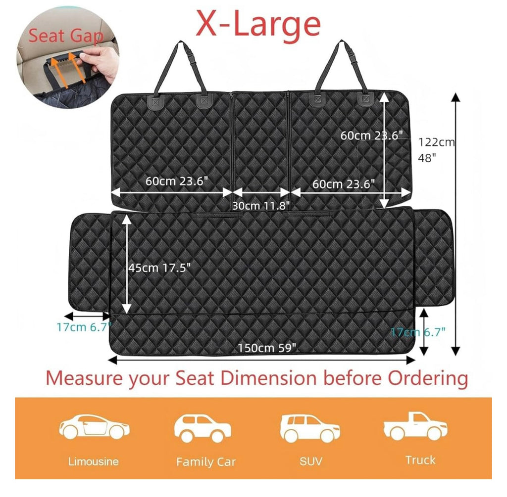Anosospecial Dog car Seat Cover.