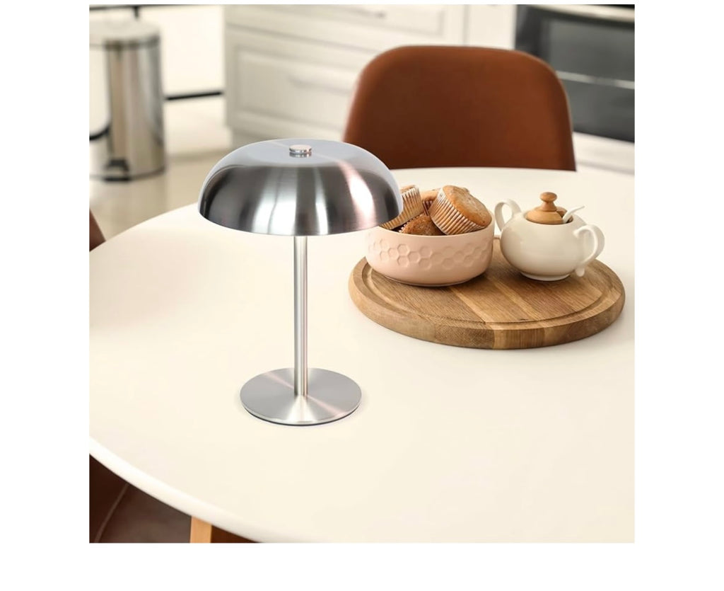 Portable led mushroom table lamp