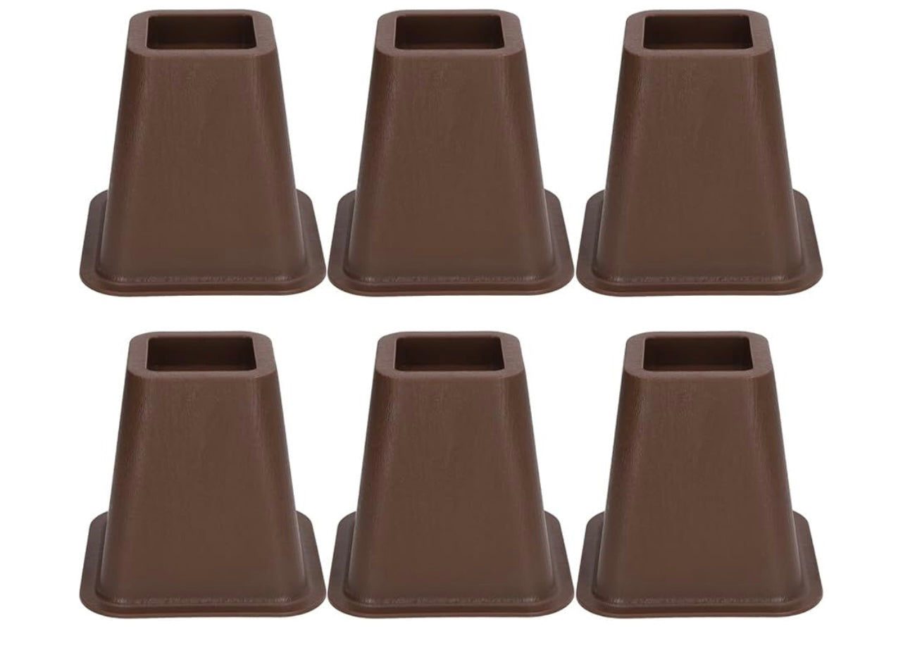 6 inch Furniture risers.