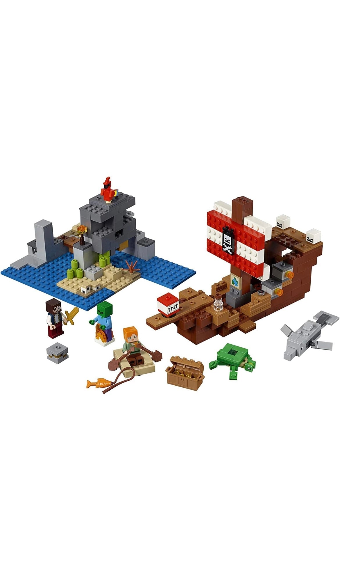 Lego Minecraft pirate ship