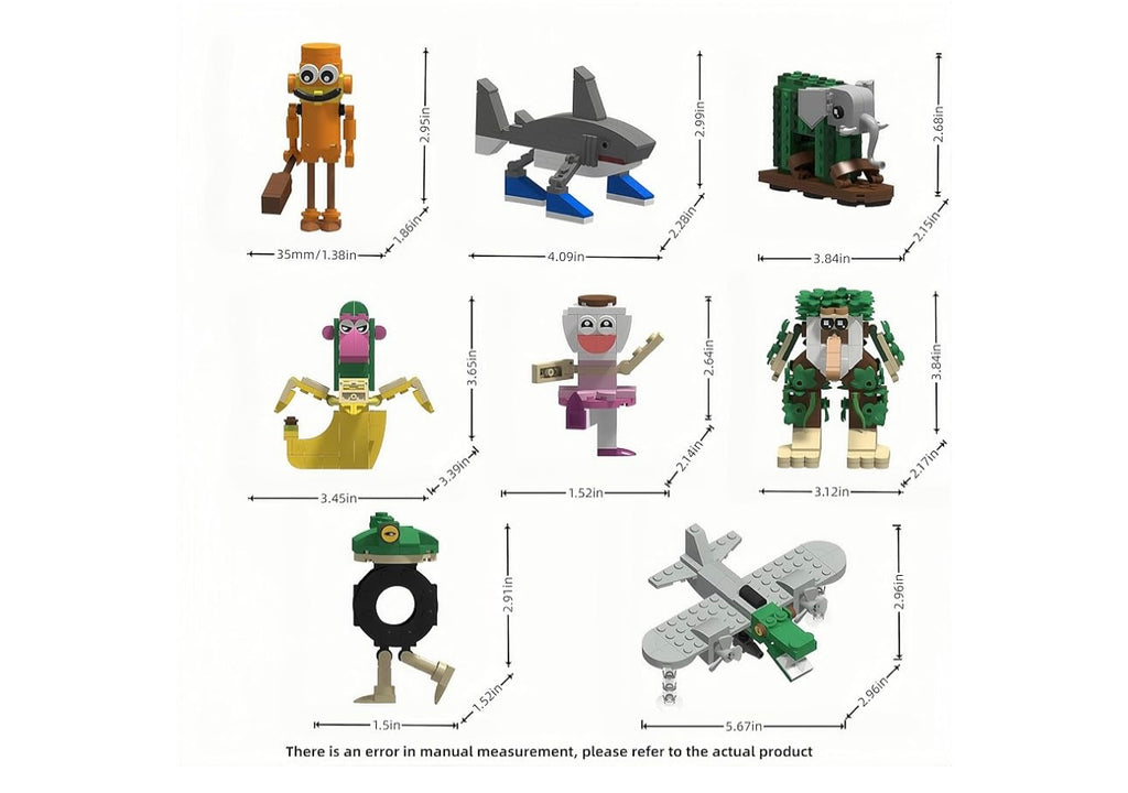 Italian Brainrot Building Blocks Set.