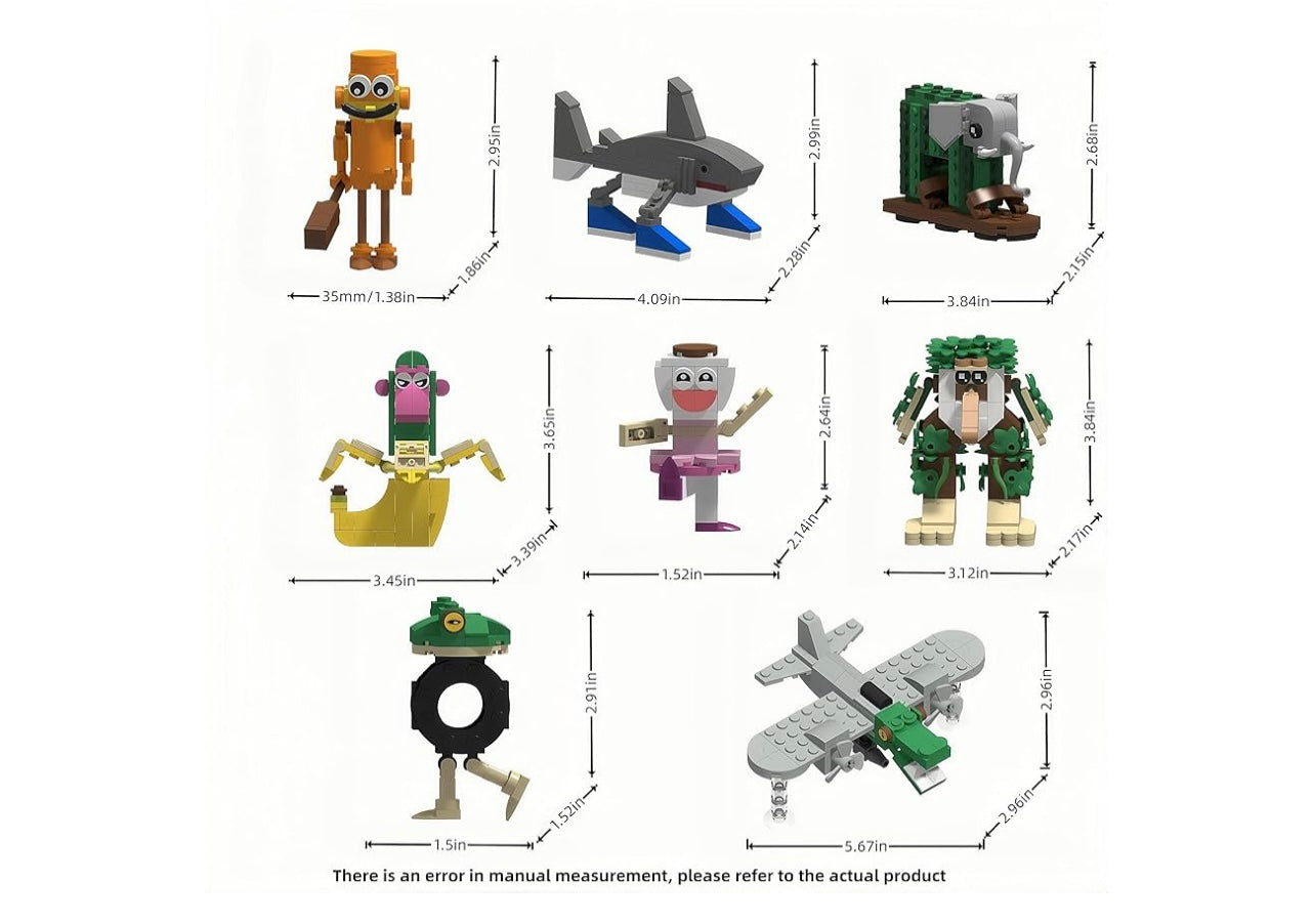 Italian Brainrot Building Blocks Set.