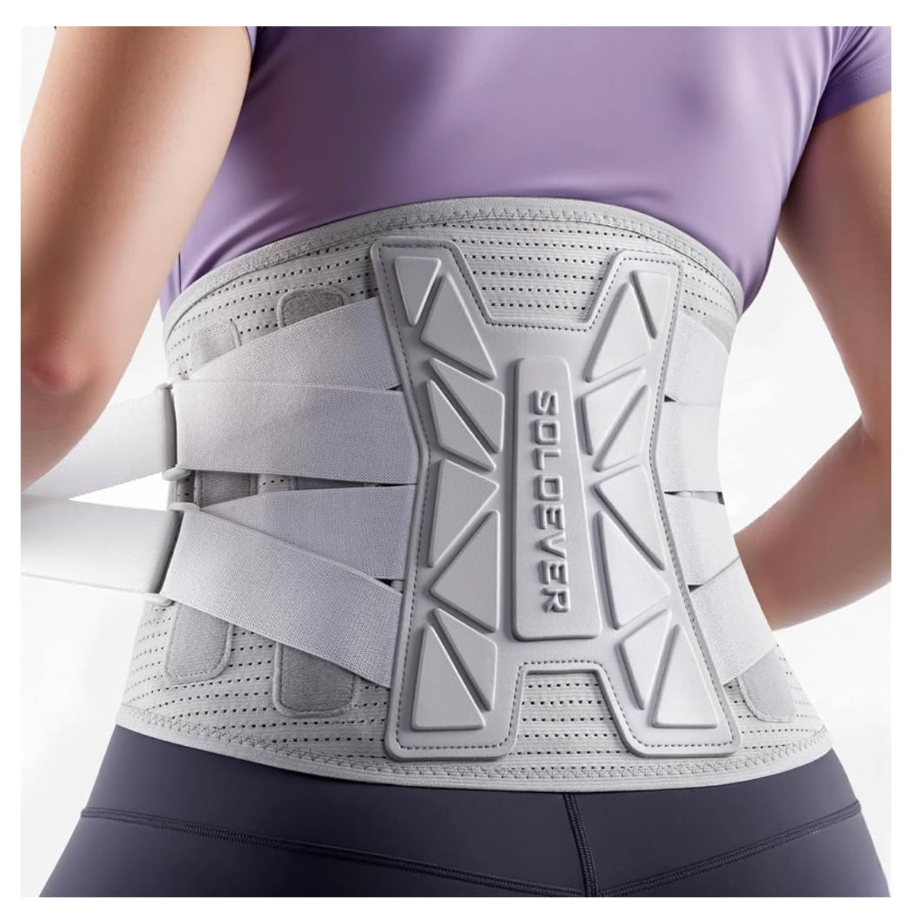 SOLOEVER Back Brace For Women Lower Back Pain Relief.