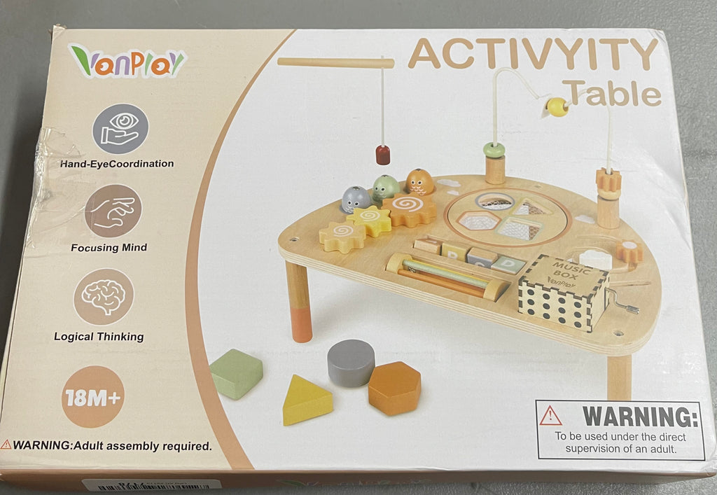 VanPlay Activity Table.