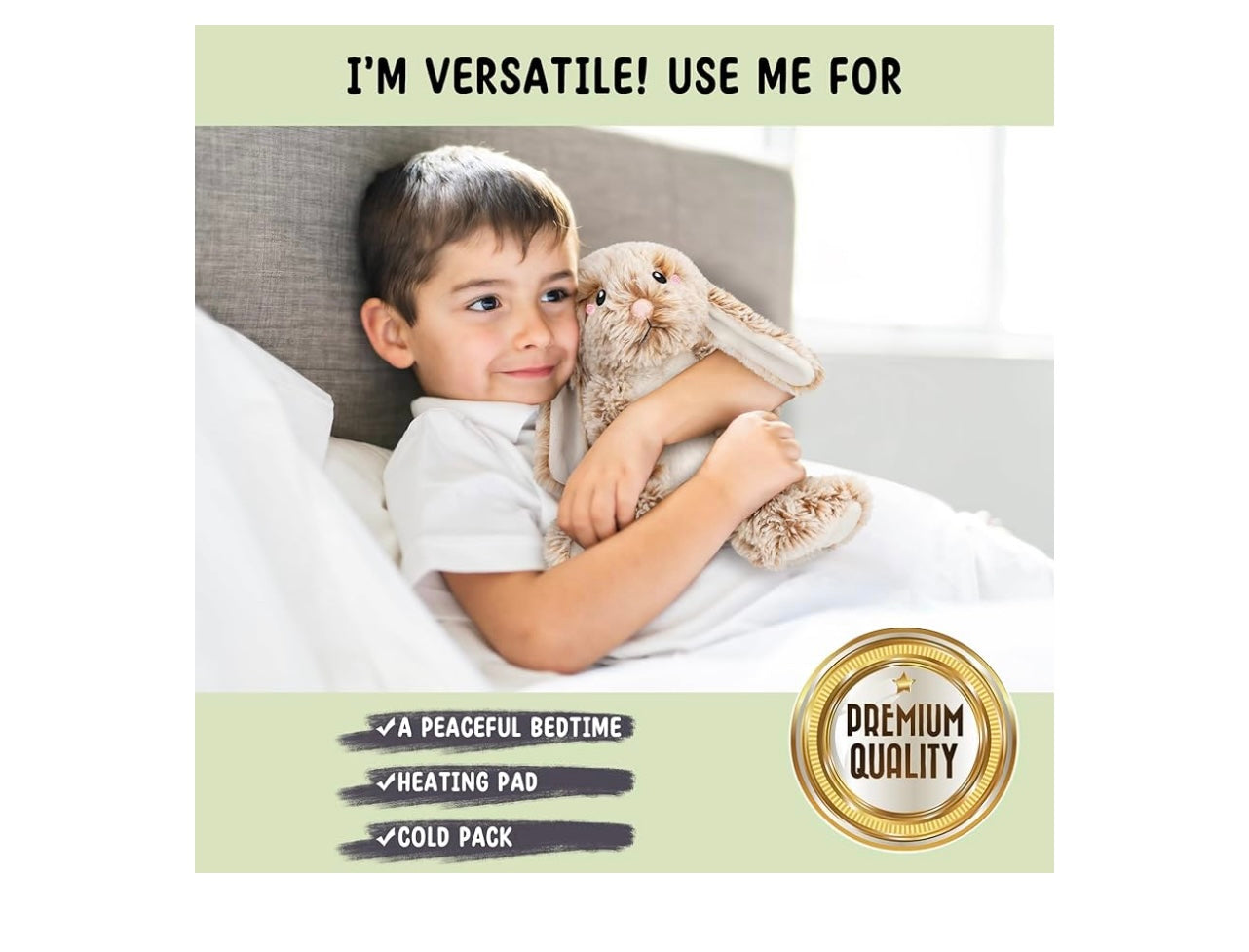 Happy Furl Microwaveable Bunny For Kids.