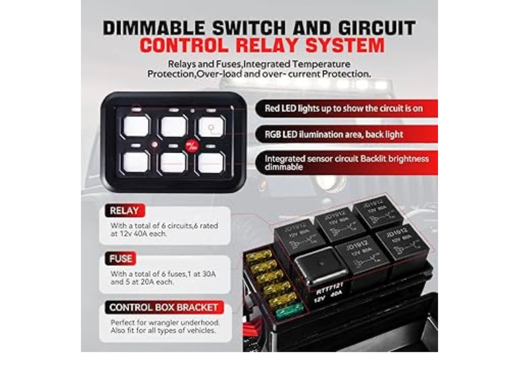 6 Switch Panel System Universal.
