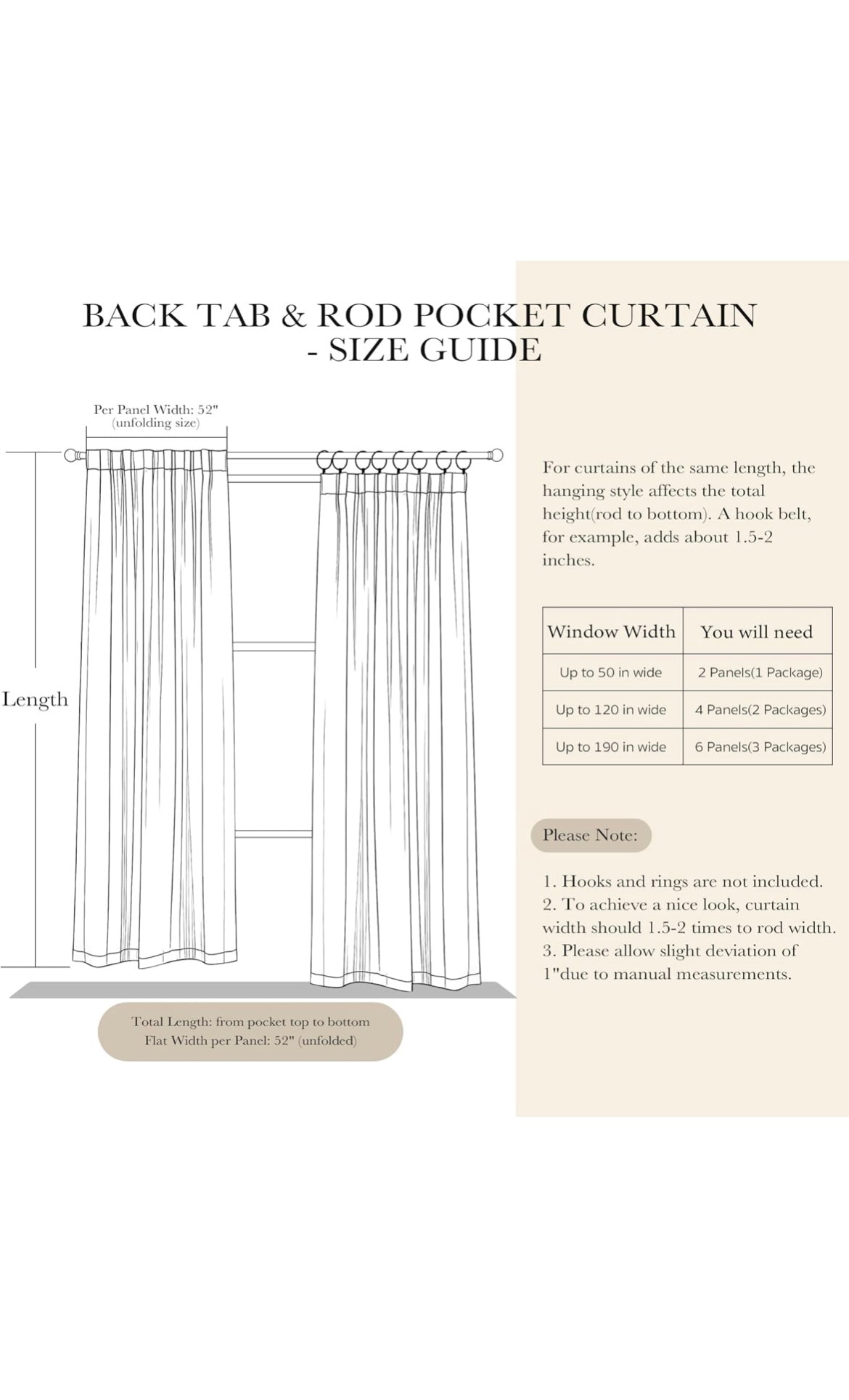 Blackout curtains