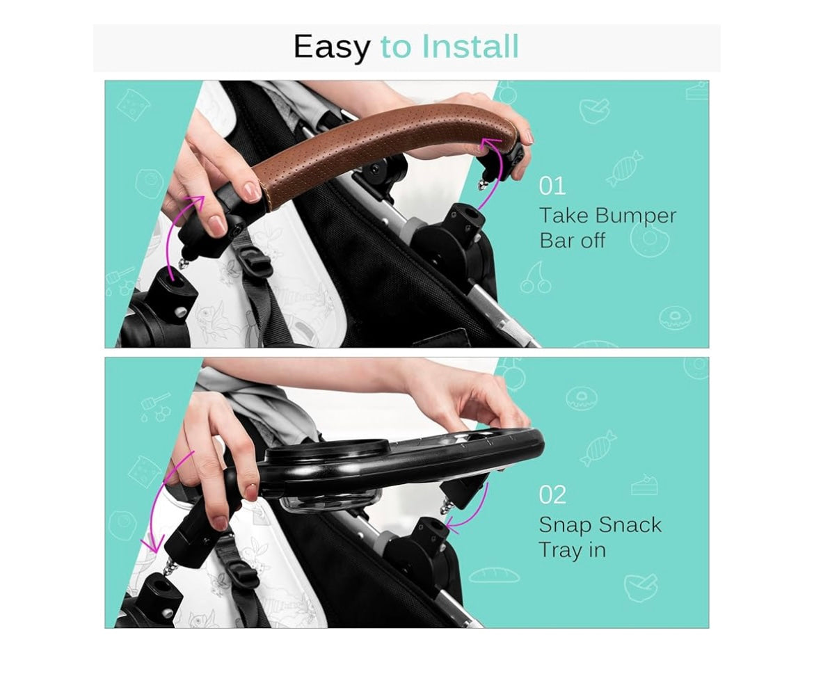 Snack tray fits