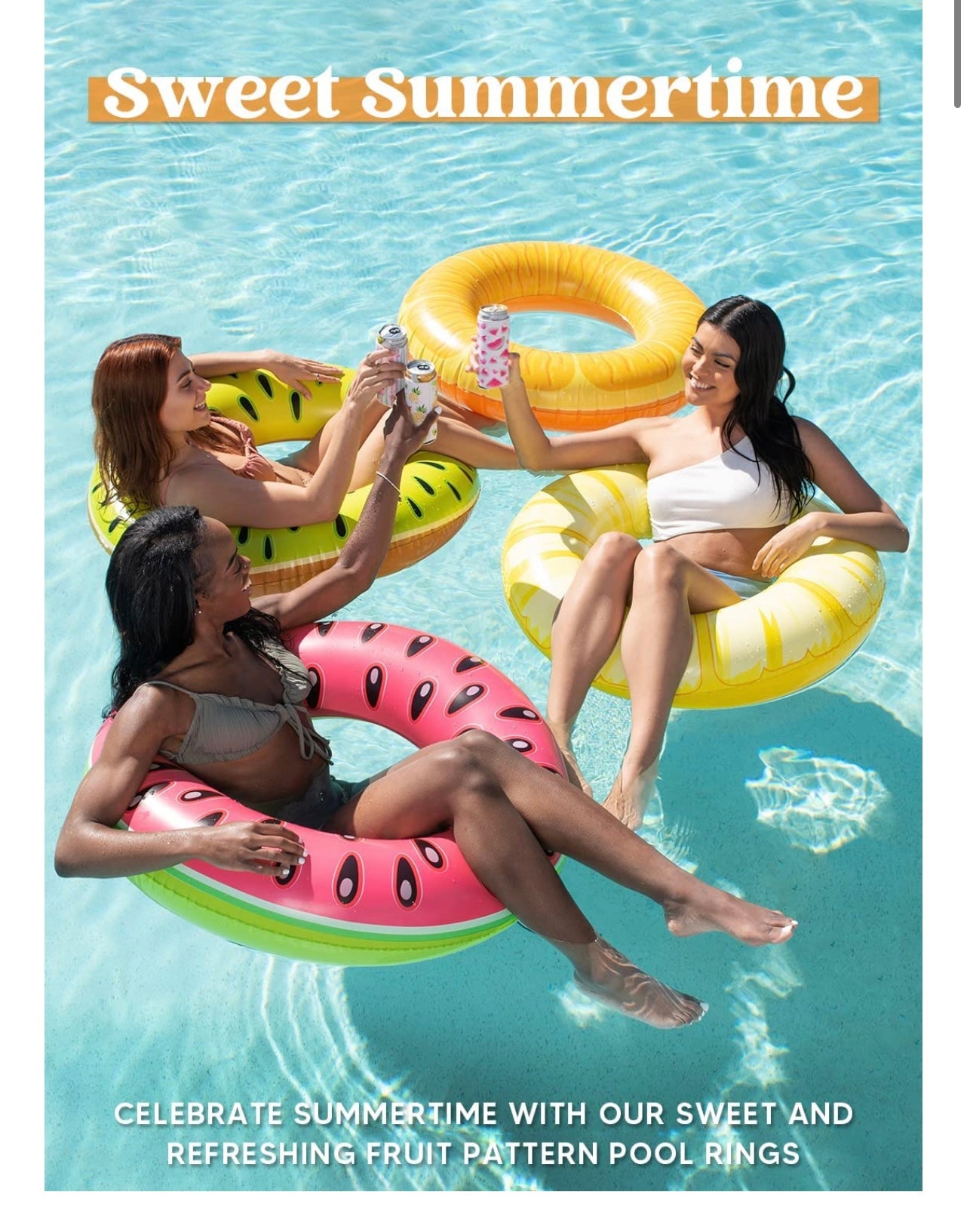 Sloosh Fruity Pool Tubes.