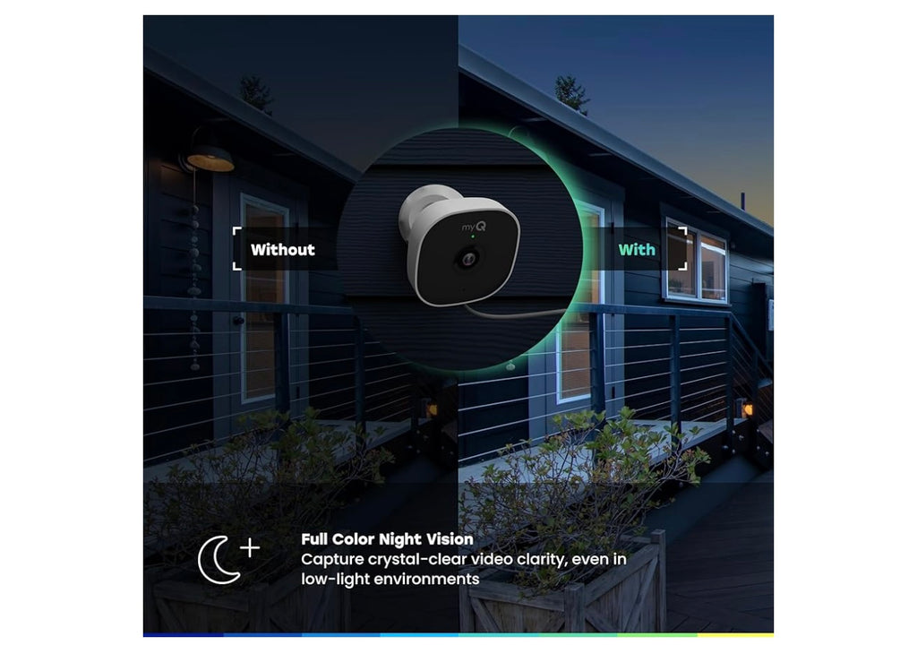 MyQ Smart Outdoor Wired Camera.