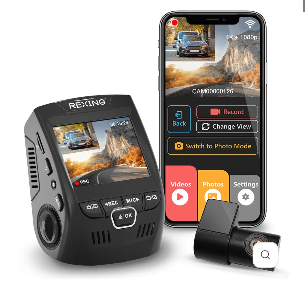 Rexing V1P-4K Dash Cam.
