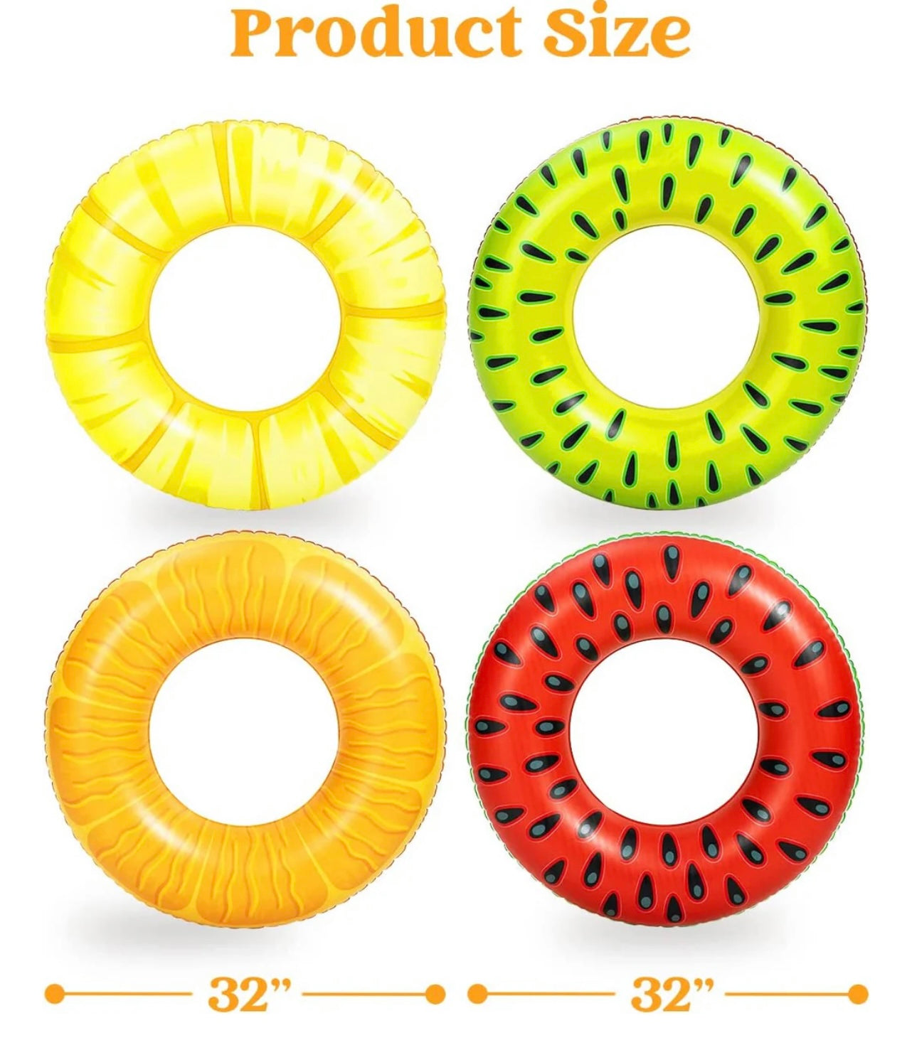 Sloosh Fruity Pool Tubes.