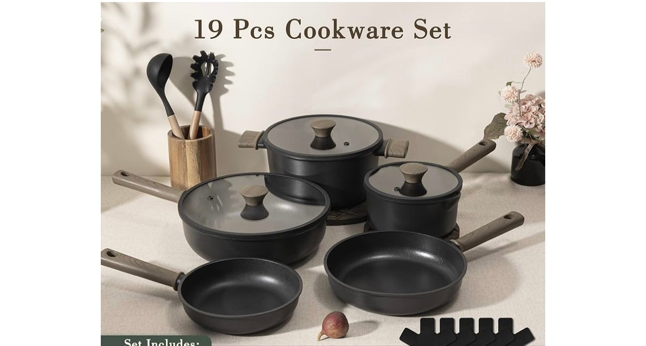 Astercock Kitchen Cookware Sets.