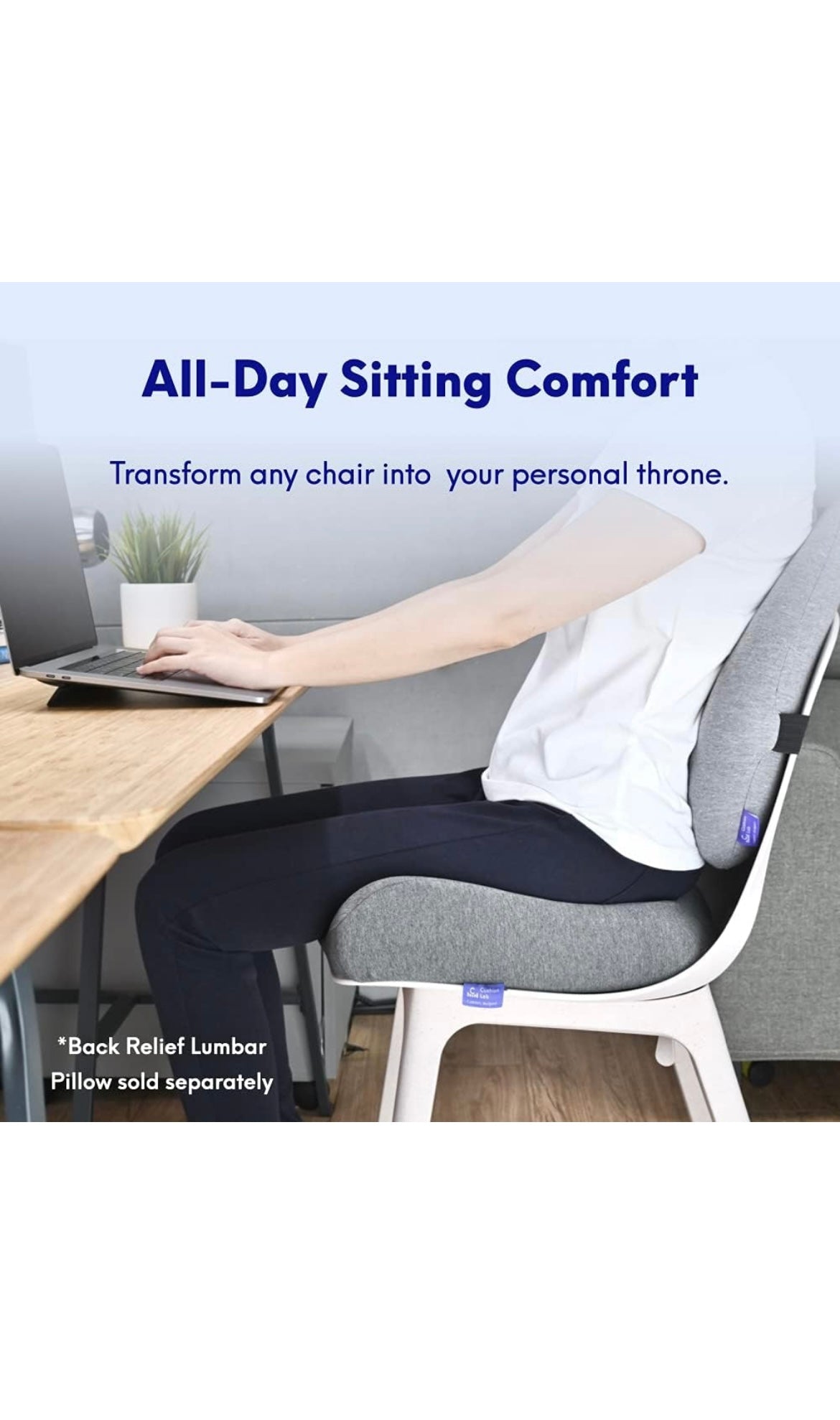 Cushion lab patented pressure relief seat cushion