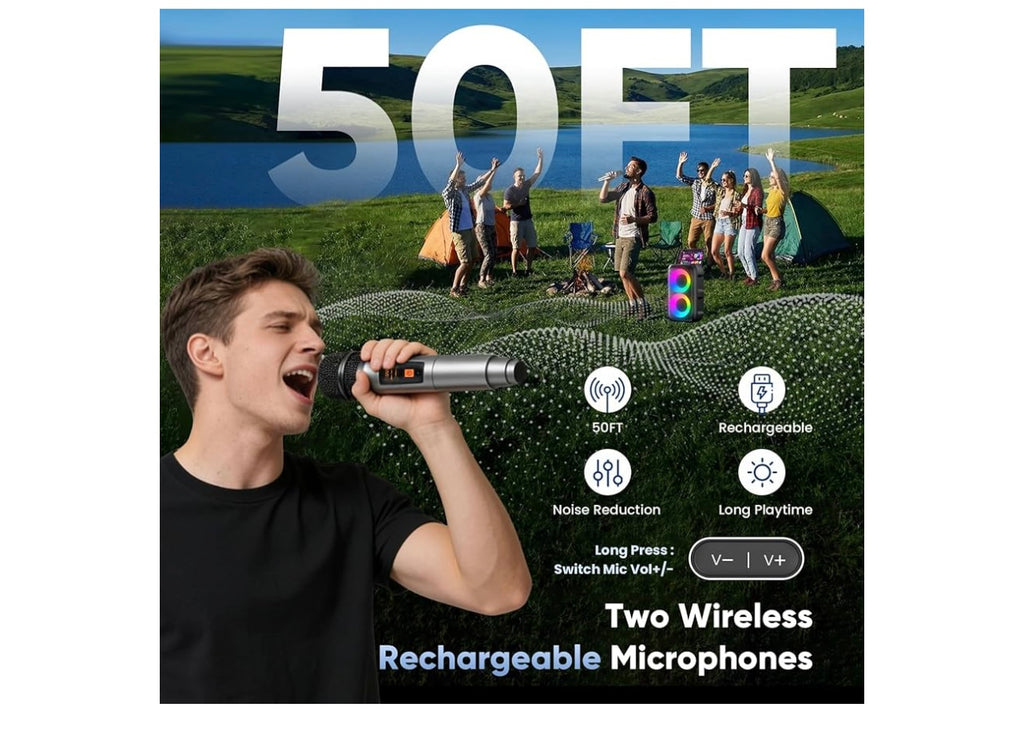 T-08 Karaoke Multifunctional speaker.