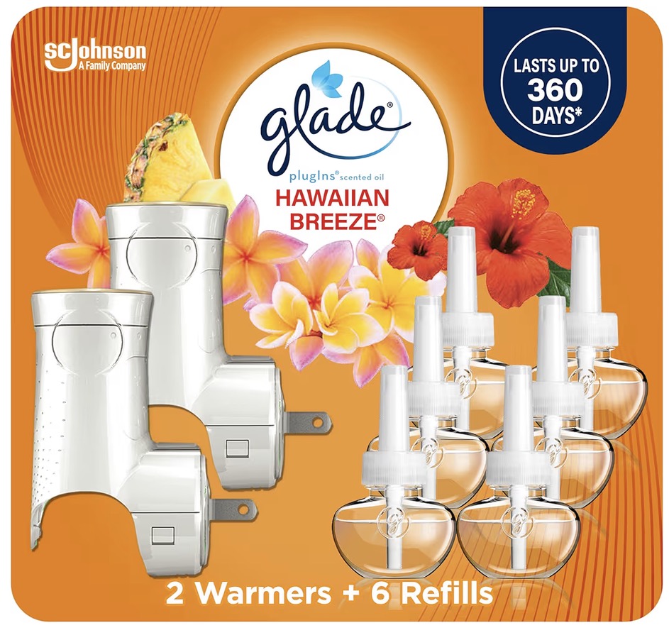 Airwick Starter Kit 2 Plugs and 6 refills coconut/pineapple