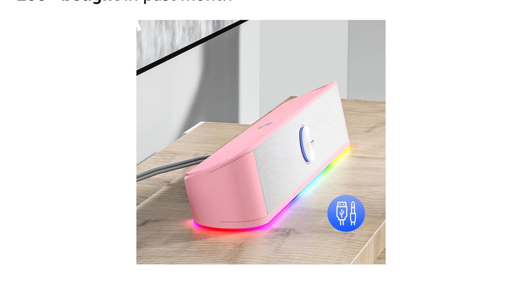 Redragon GS560 RGB Desktop Soundbar.