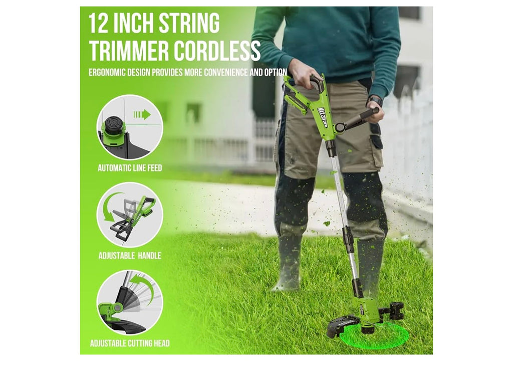 VARSK 12inch Cordless Weed Whacker.