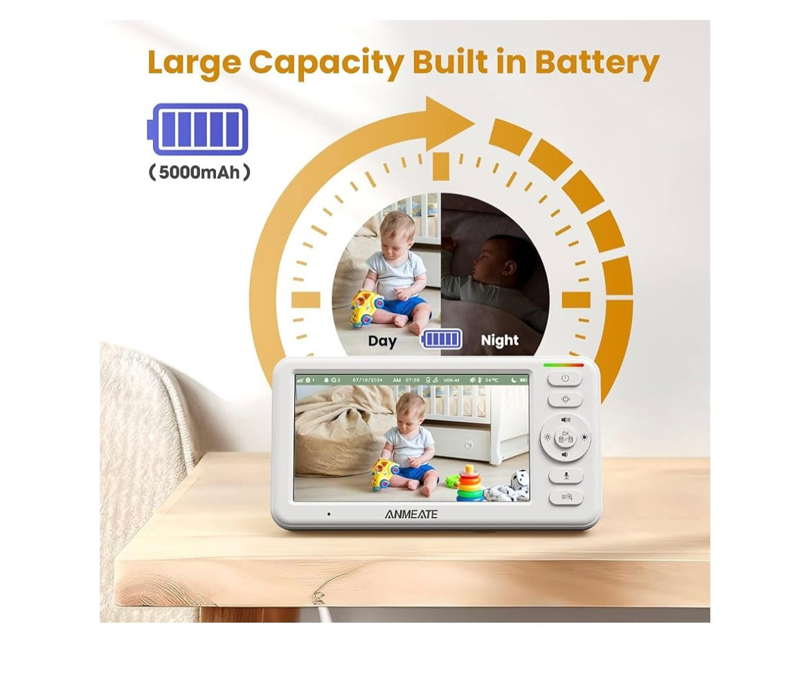 Baby monitor camera with audio
