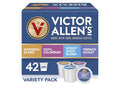 Victor Allen's Coffee Variety Pack (Morning Blend, 100% Colombian, Donut Shop Blend, and French Roast), 42 Count, Single Serve Coffee Pods for Keurig K-Cup Brewers. Best by 06/18/2028.