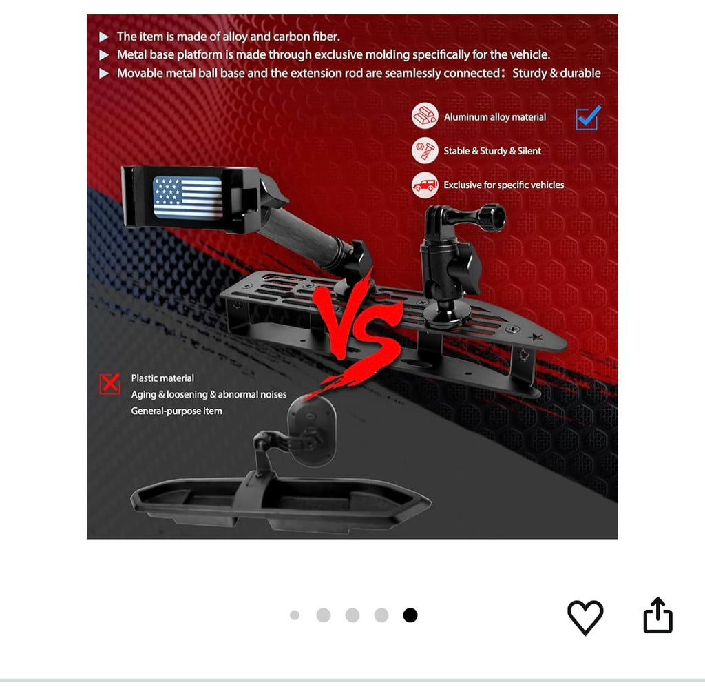 Phone mount for Silverado sierra