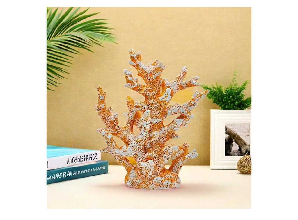Etlemonde Beach Coastal Decor Coral Reef Home Decor. Statue/Sculpture. 9inches tall and 6 inches long.
