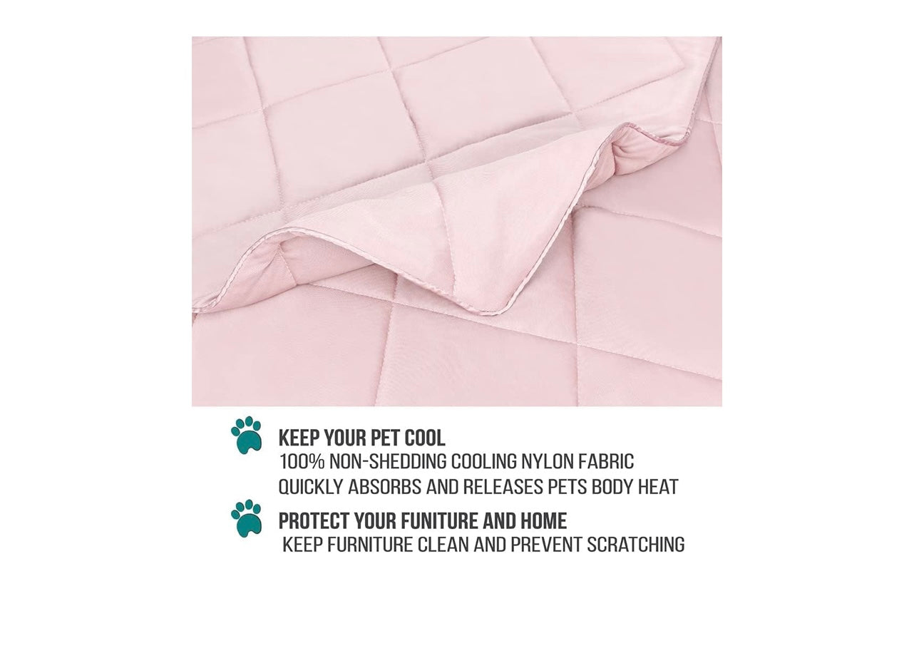 Petami Reversible Cooling Plush Pet Blanket Mat.