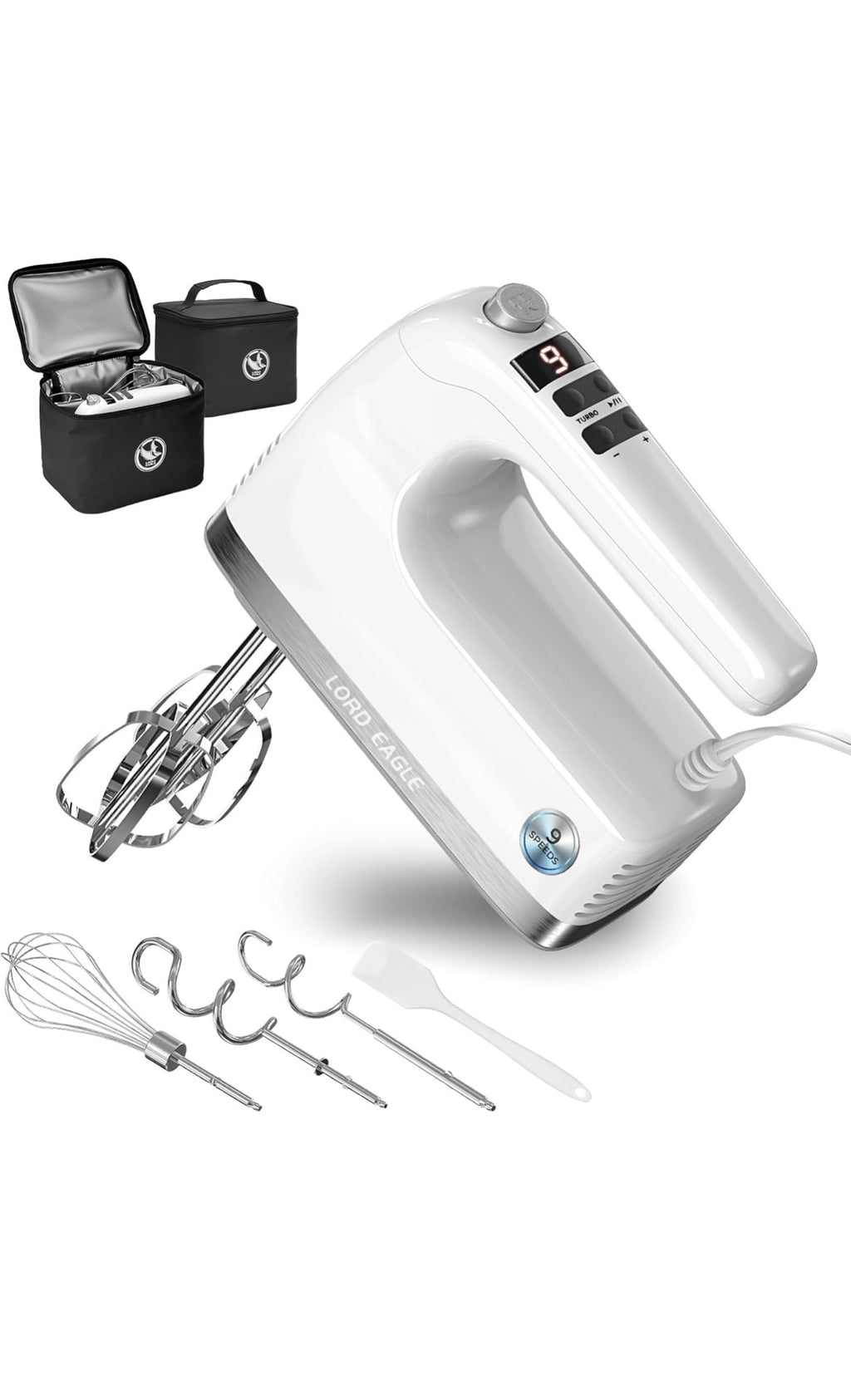 9 speed digital hand mixer