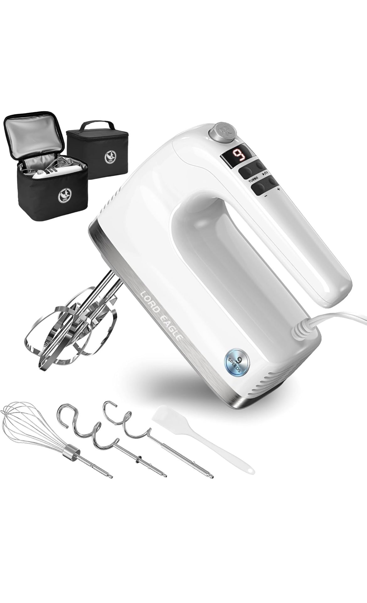 9 speed digital hand mixer