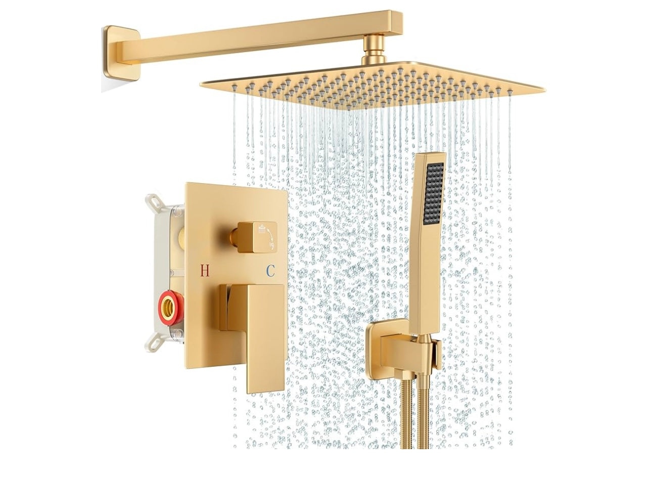 FPXRNG Gold Shower Faucet Set