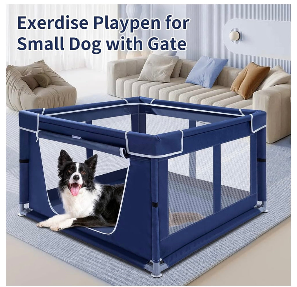 Puppy Playpen Indoor For Small Pets. 42x42x25