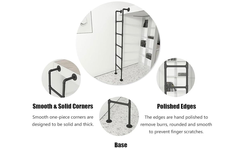 3.3ft Floor-Mounted Bunk Bed Ladder.