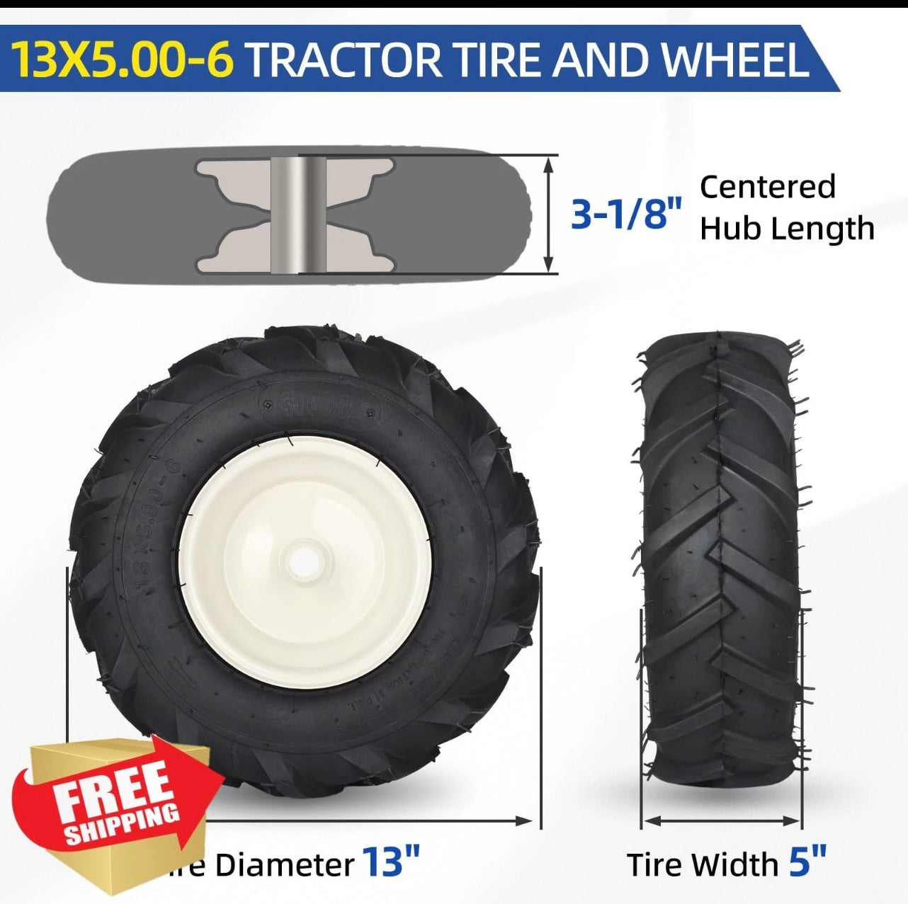 Gicool Tractor Tread Tire.