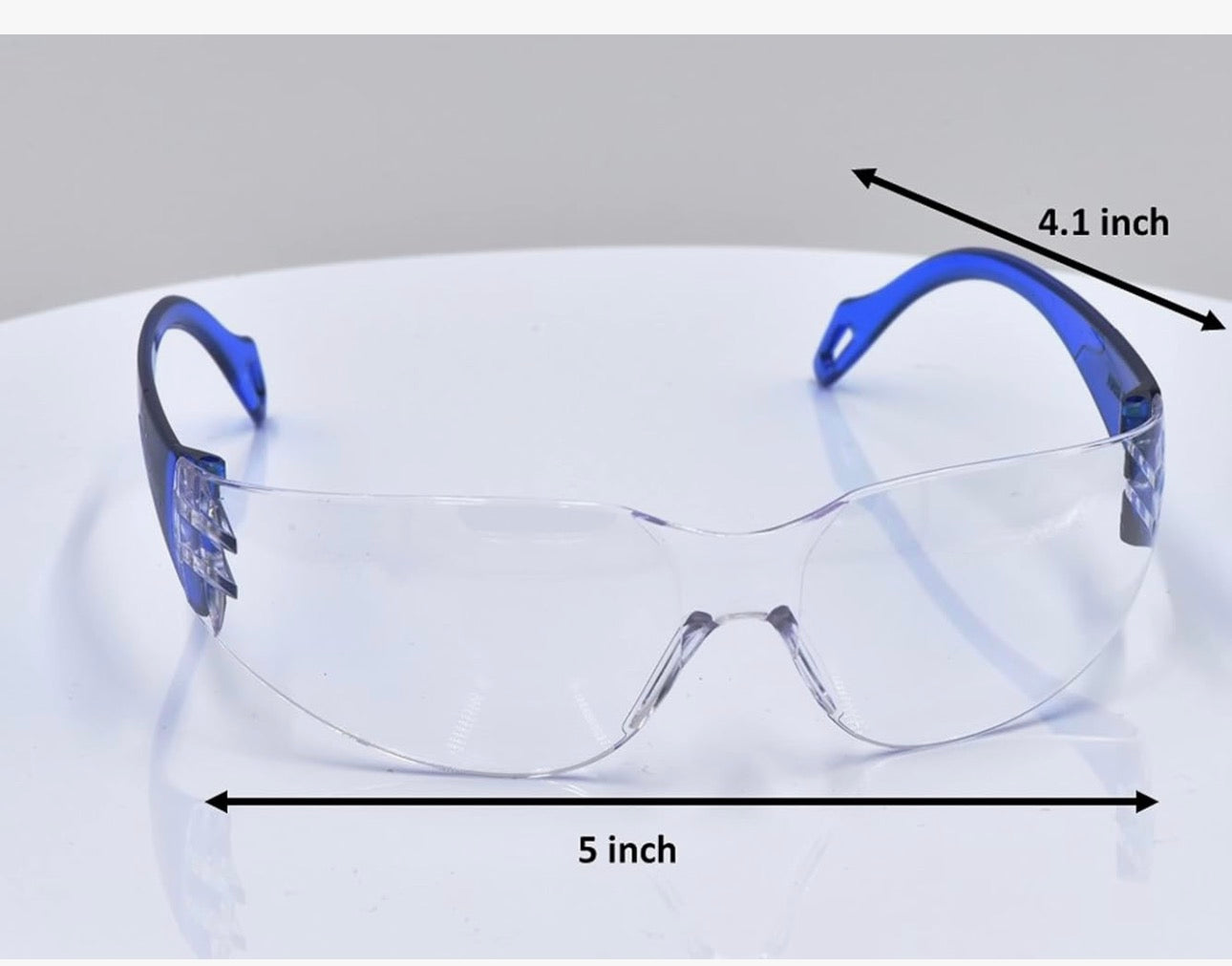 G & F Products Safety Glasses, ANSI Z87.1 & EN166 Certified Protective Eyewear, Scratch & Impact Resistant Clear Lens