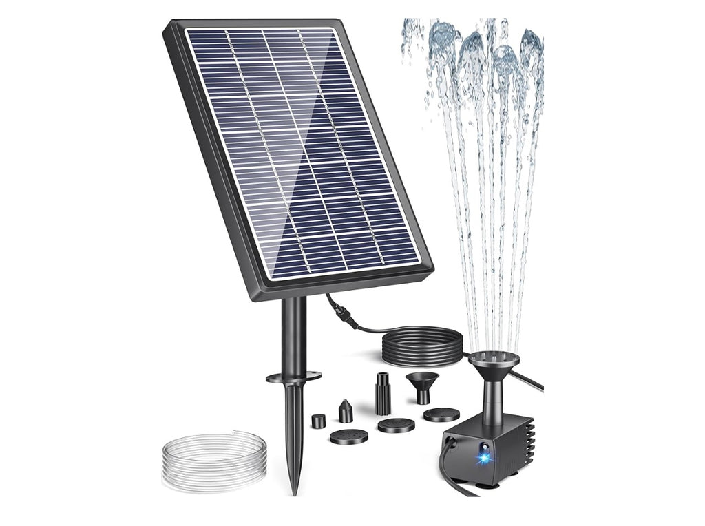 Biling Solar Water Fountain For Bird Bath.