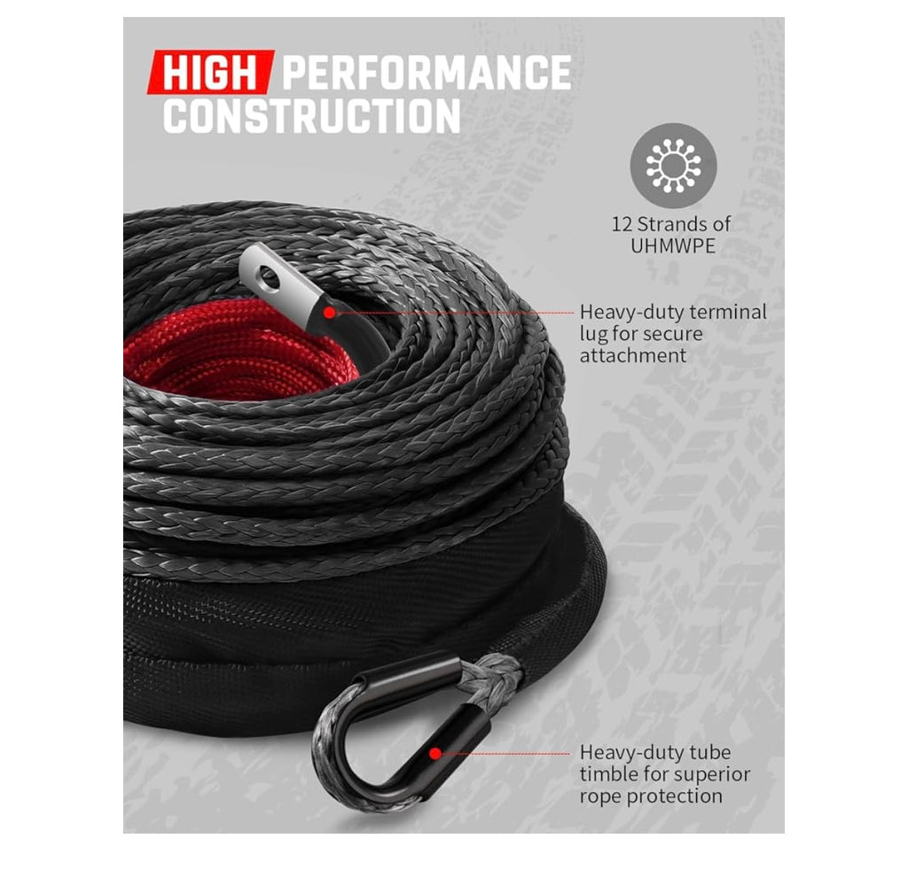 DAYDOOR Synthetic Winch Rope.