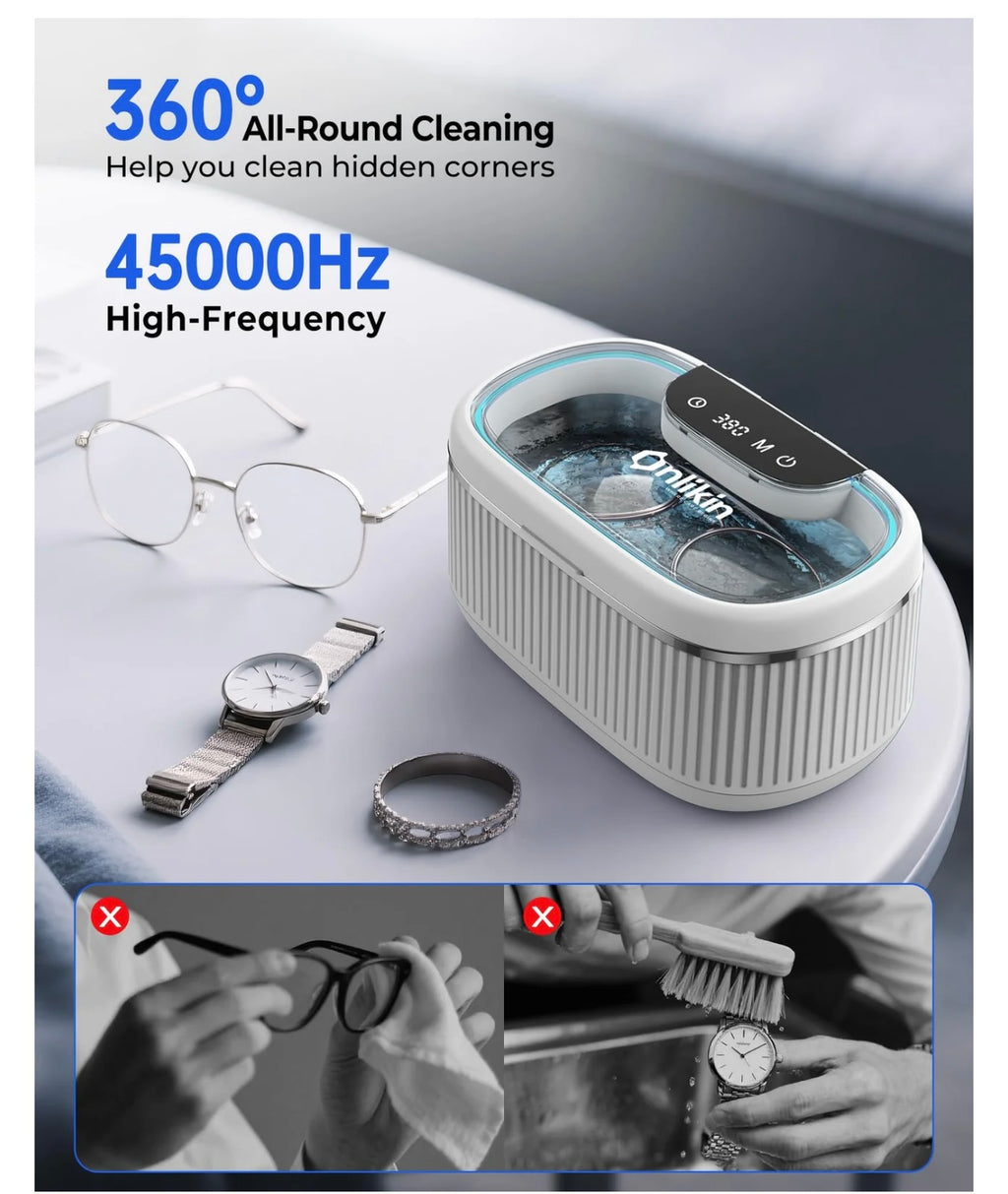 Onlikin 35W Ultrasonic Jewlery Cleaner.