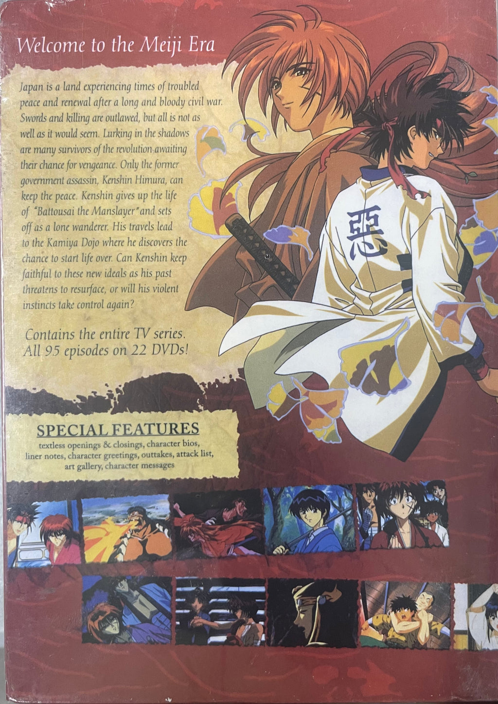 Rurouni Kenshin Complete TV Series.