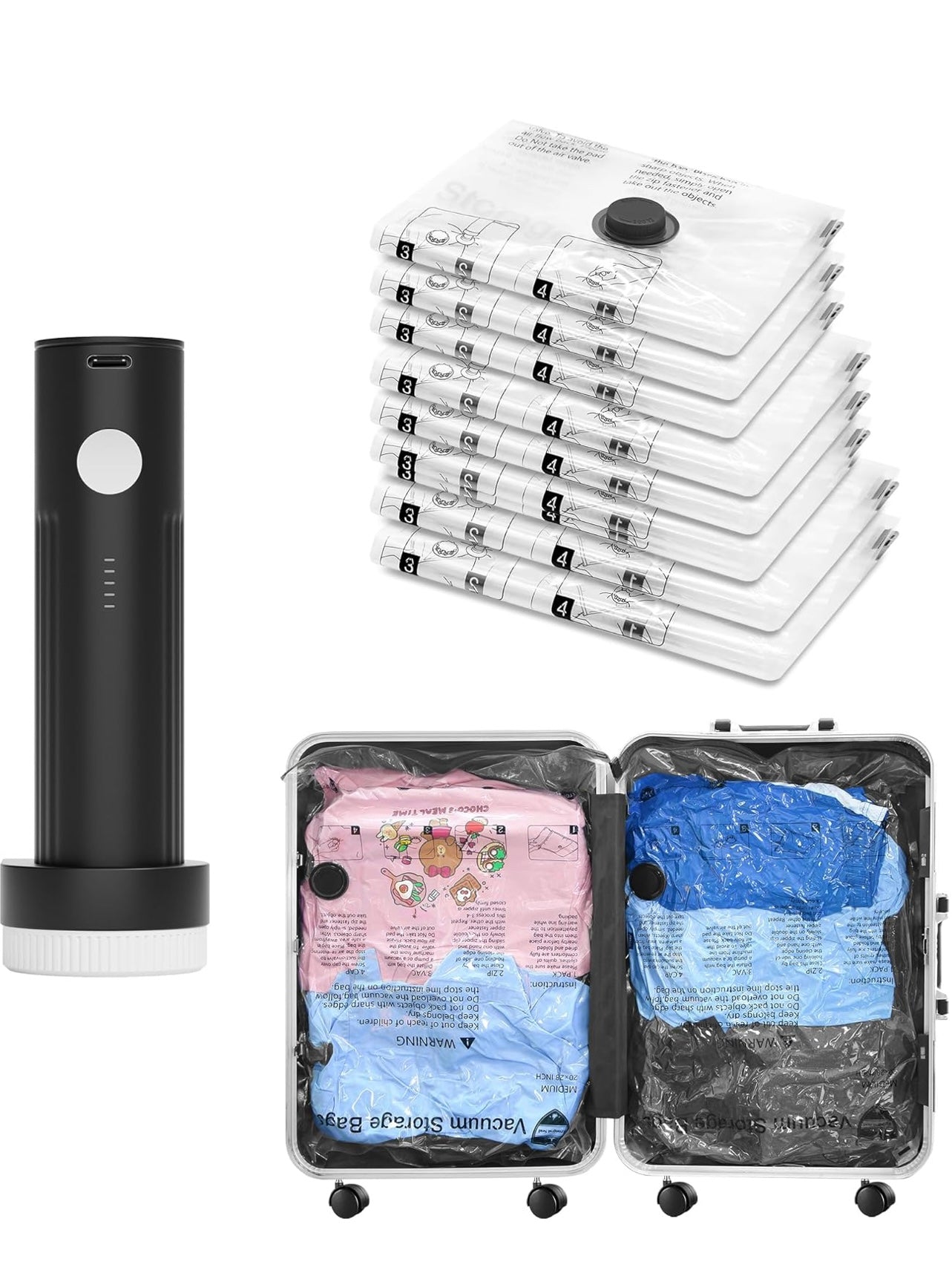 SEEKOO Travel Vacuum Bags.